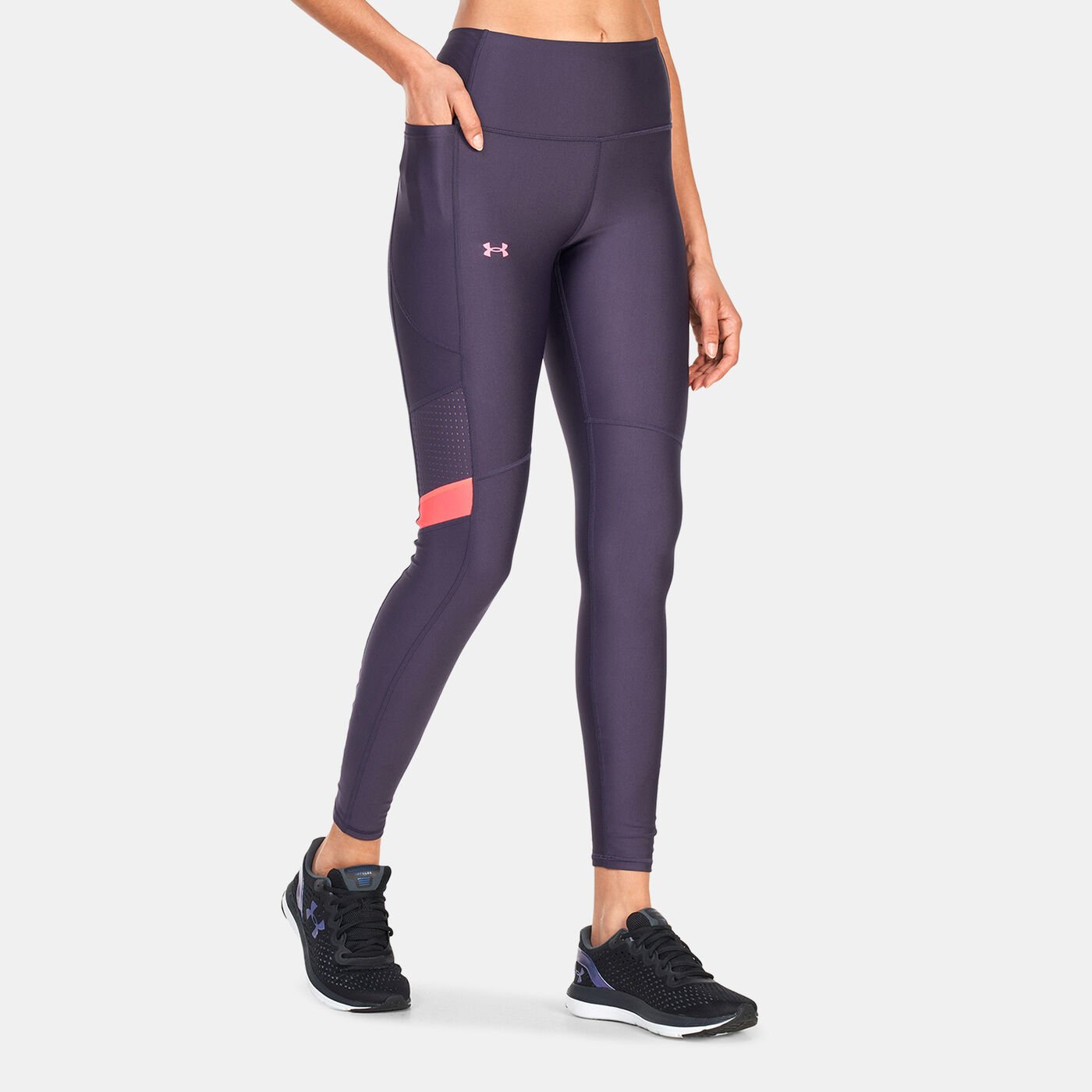 Women's Armour Mesh Panel Leggings