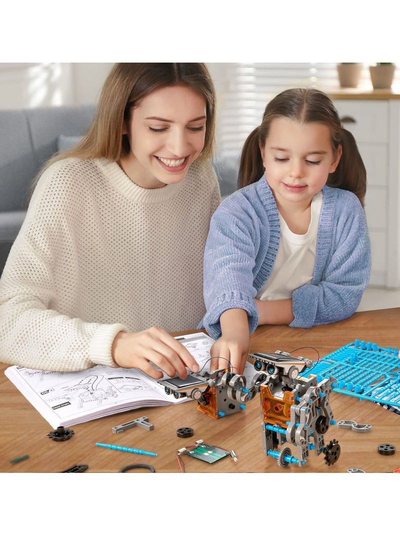 13-in-1 STEM Solar Robot Kit, Learning and Educational Toys for Kids, Science Building Toys DIY Science Kits Gift for Kids Age 8 +, Science Experiment Set Gifts Toys for Boys Girls Teens