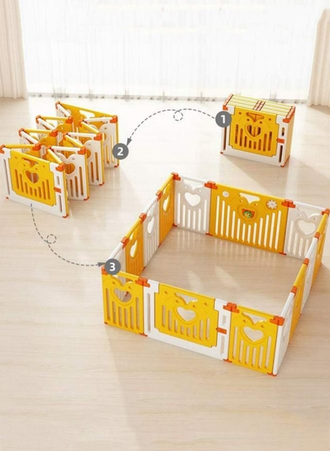 Foldable Design Baby Playpen Indoor Plastic Folding Play Fence