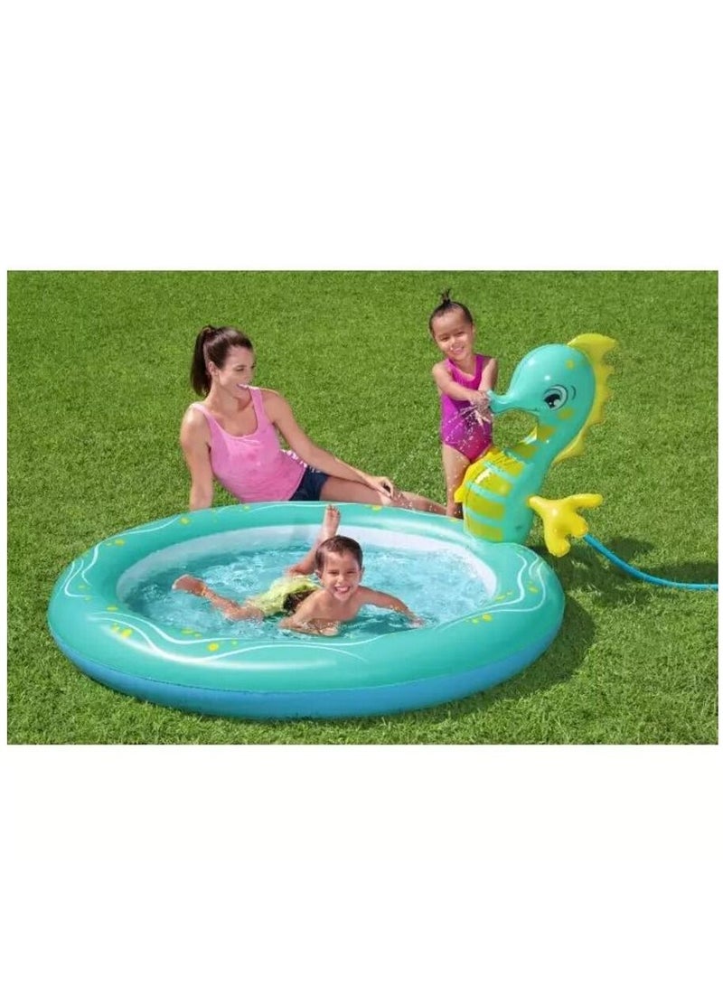 Seahorse Sprinkler Inflatable Pool 53114 1.88m x 1.60m