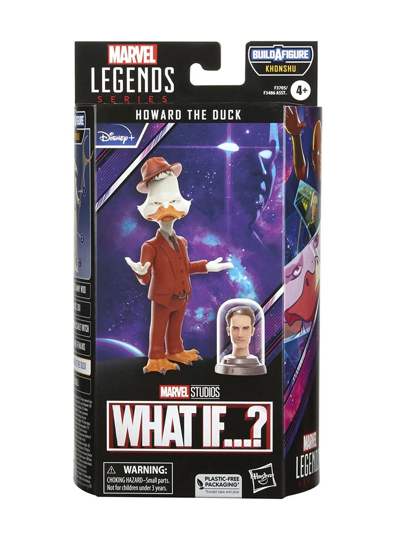 Marvel Legends Series - MCU Disney Plus - Howard The Duck Action Figure - 2 Accessories and 1 Build-A-Figure Part