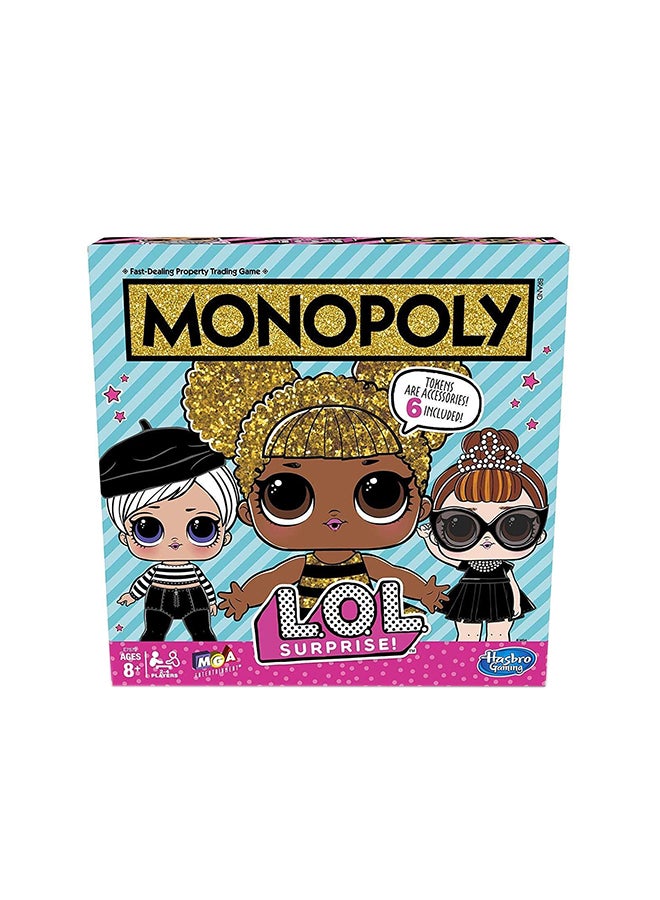 Monopoly L.O.L. Surprise Board Game E7572000 4 Players