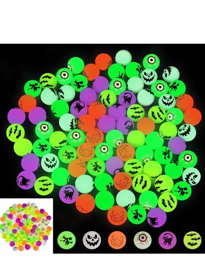 Bouncy Balls Rubber Balls for Kids 36 PCs Glow in The Dark Bouncing Ball Goodie Bag Fillers Party Favor School Prizes Classroom Game Rewards