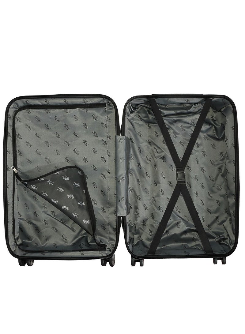 Biggdesign Lightweight Moods Up Carry On Luggage with Spinner Wheel and Lock System Anthracite 24-Inch