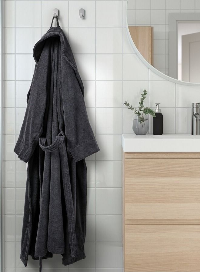 Bath Robe Dark Grey Large And Extra Large
