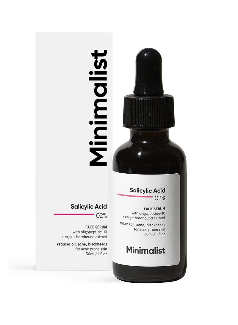 Serum For Acne Blackheads Open Pores Reduces Excess Oil Bumpy Texture  Based Exfoliant for Acne Prone   30ml