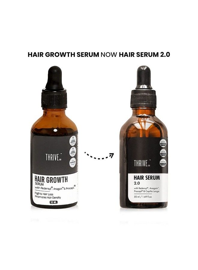 Restorative Hair Growth Duo: Hair Growth Serum 2.0 (50Ml) + Hair Vitalizing Shampoo (250Ml)