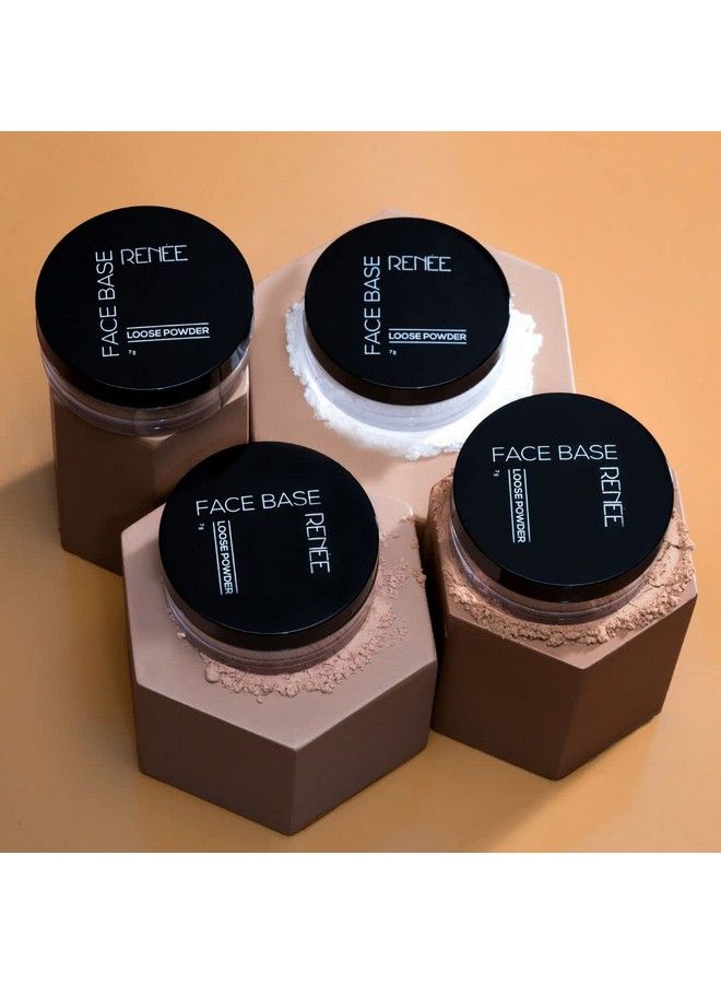 Face Base Loose Powder Deep Beige 7Gm ; Non Sticky Weightless Matte Finish Excellent Payoff Enriched With Vitamin E