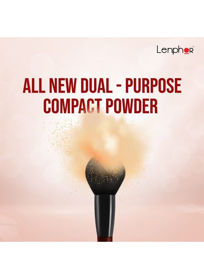 Perfect Matte Face Compact Powder Enrich With Vitamin E Long Lasting & Lightweight Face Powder For Women Makeup Powder & Face Powder For Women & Girls Lanolin & Paraben Free Caramel