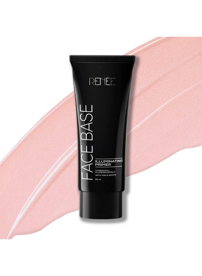 Face Base Illuminating Primer 20Ml ; Long Lasting Highly Moisturizing Easy Blend Formula For All Skin Types Enriched With Maca Roots