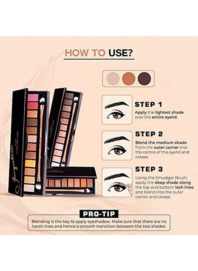 Pro 12 In 1 Eyeshadow Palette Nectar Crush