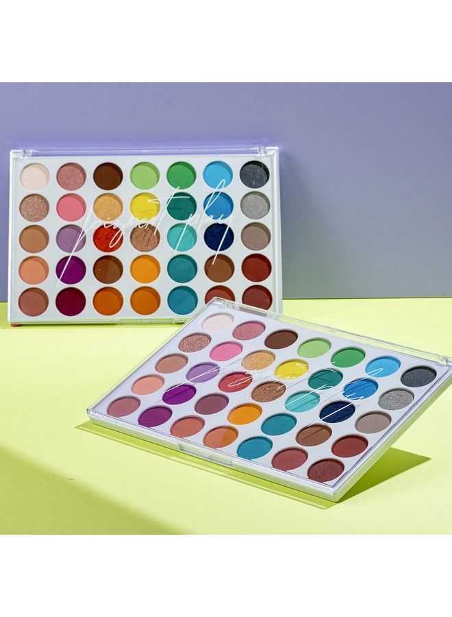 Rainbow Glo Max Effect Glitter Palette 24 Pressed Pigmented Mineral Glittered Eyeshadowlong Lasting One Love 50.4Gms (Arcoiris)
