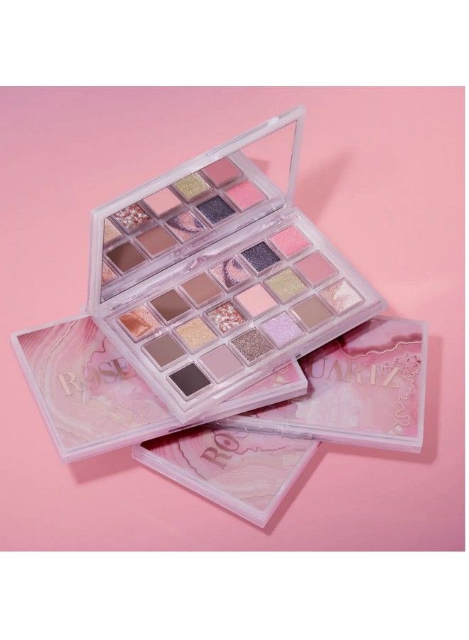 Rose Quartz Matte Finish Eyeshadow Palette (18 Shades) Matte Finish