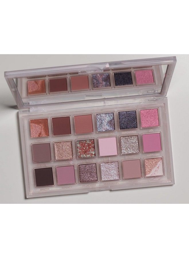 Rose Quartz Matte Finish Eyeshadow Palette (18 Shades) Matte Finish