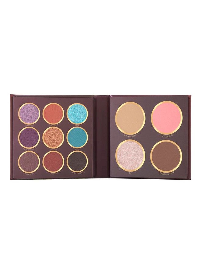 The City Paradise Makeup Kit ; Highy Pigmented And Blendable ; 9 Eyeshadow Palette With Highlighter Blusher & Face Powder ; (16G) ; Delhi