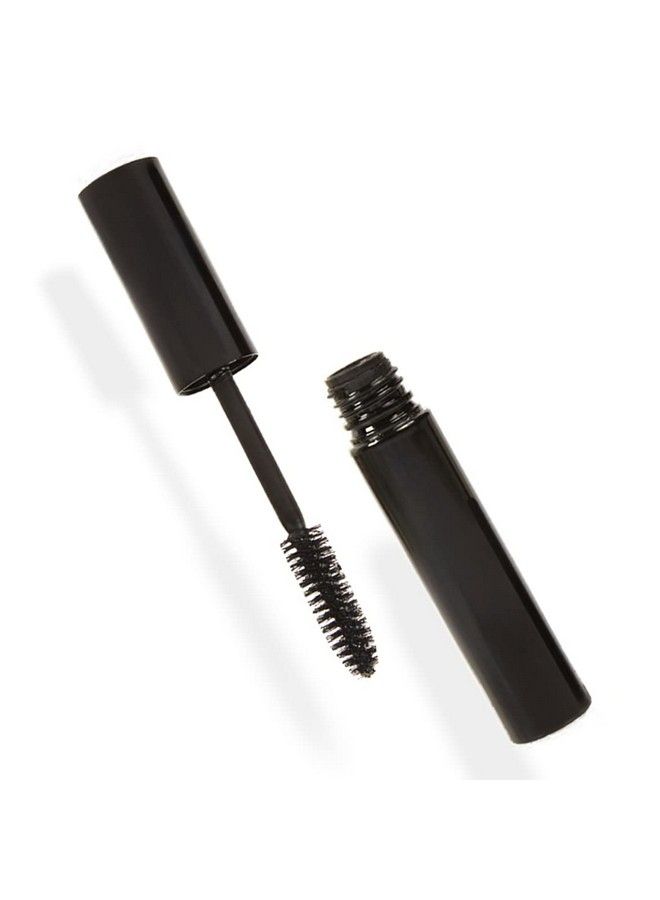 Black Hybrid Mascara ; Voluminizes Conditions And Lengthens Lashes ; Natural Organic Makeup Parabenfree Vegan For Sensitive Eyes 6.5 Ml