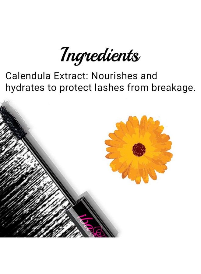 Black N Bold 24 Hr Hd Mascara Black 8 Ml L Waterproof Lengthening Curling Volumising L 100% Vegan & Cruelty Free