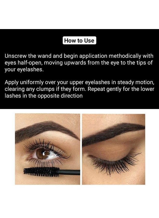 Black N Bold 24 Hr Hd Mascara Black 8 Ml L Waterproof Lengthening Curling Volumising L 100% Vegan & Cruelty Free