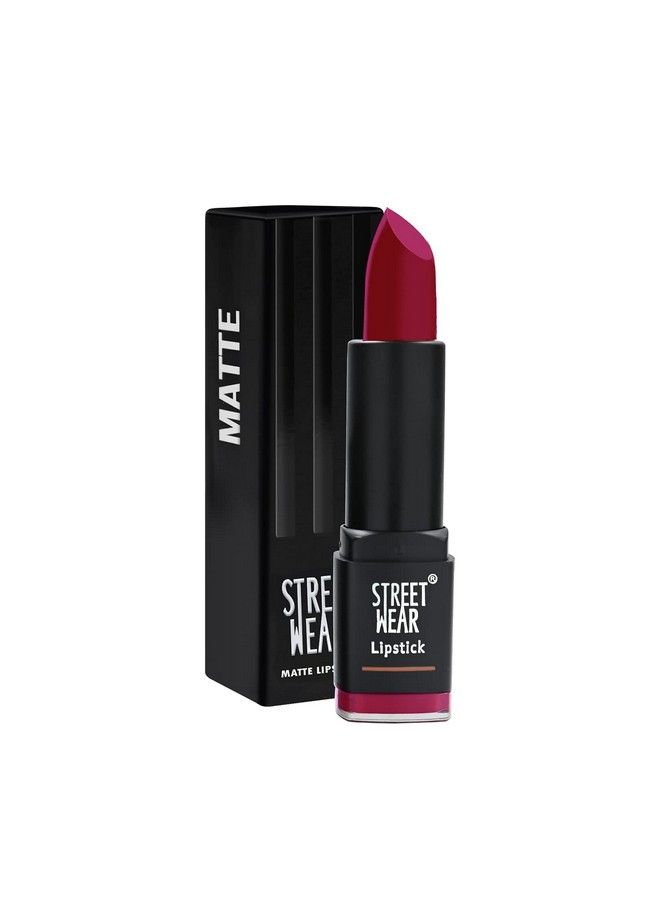 Matte Lipstick Pink Pop (Pink) 4.2 Gms Longwear Velvety Texture Faderesistant High Color Payoff Lightweight Matte Lipstick Plantbased Canuuba Wax Parabenfree