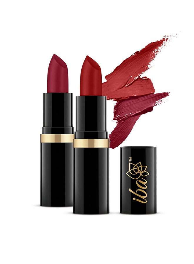 Moisture Rich Lipstick Combo Favorite Red L 100% Vegan & Natural L Highly Pigmented