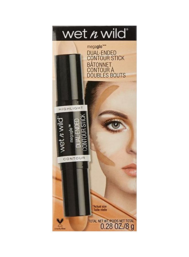 Megaglo Dual-Ended Contour Stick Medium/Tan