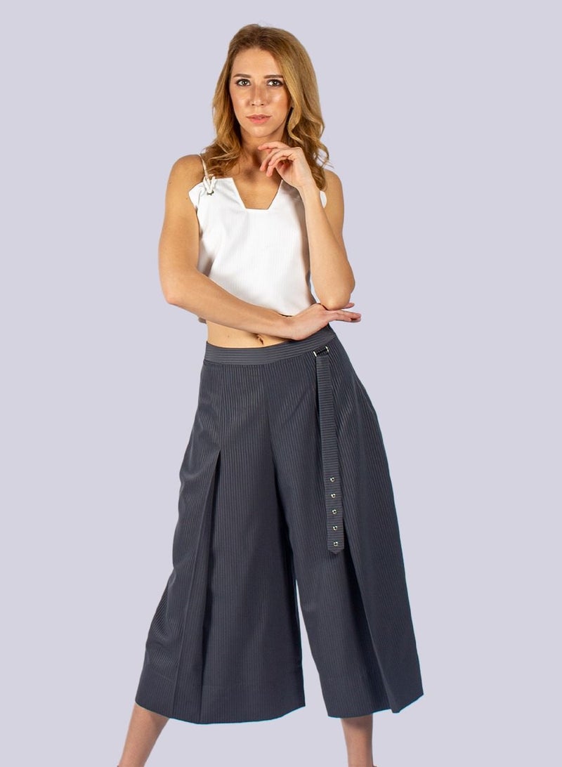 Andy - Grey Palazzo Pants