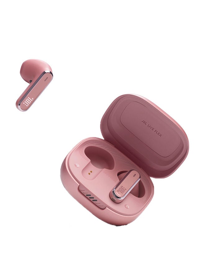 Live Flex True Wireless Noise Cancelling Earbuds Hi-Fi With Personi-Fi 2.0 40H Battery 6 Mics Touch Voice Control Ip54 Water Resistant Rose