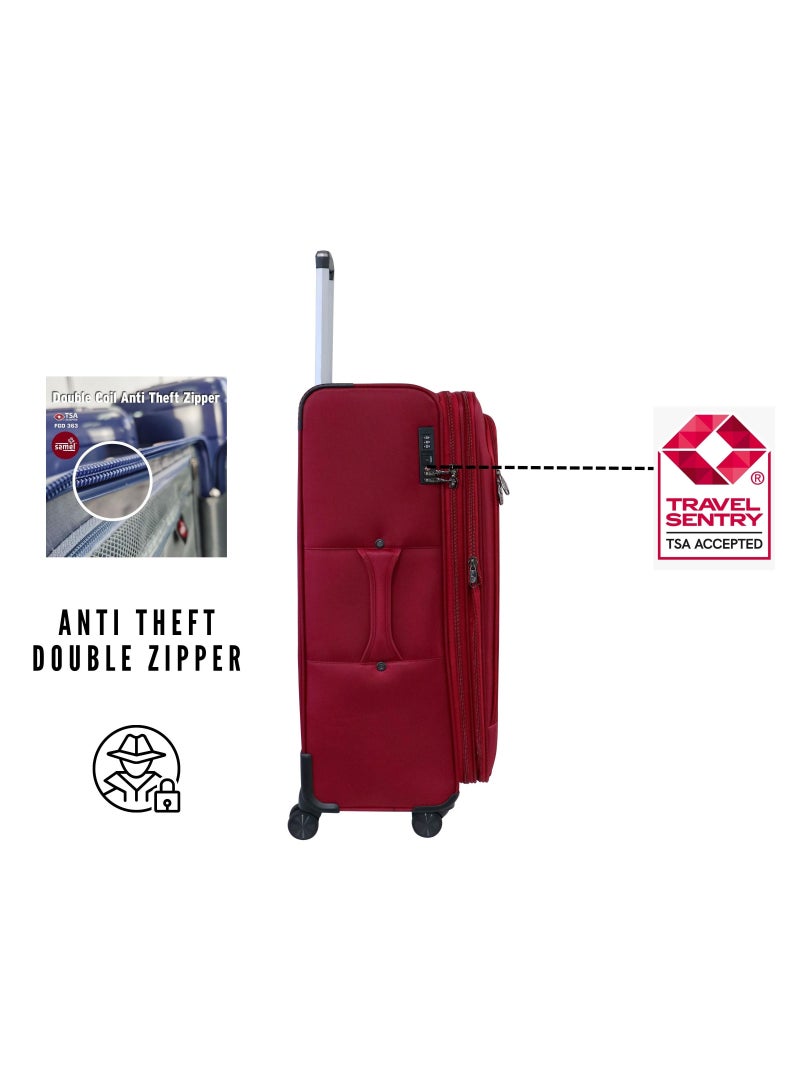 Softside Luggage Uster Collection Set of 3