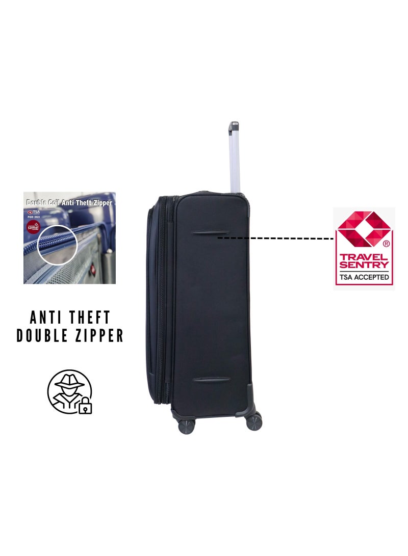 Softside Luggage Uster Collection Set of 3