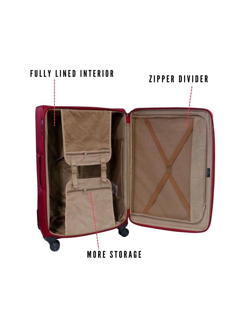 Softside Luggage Uster Collection Set of 3