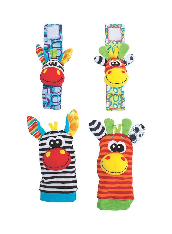 Jungle Wrist Rattle and Foot Finder Toy for Kids 3.5 x 11.5 x 17cm