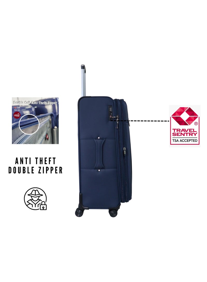 Softside Luggage Nantes Collection Set of 3
