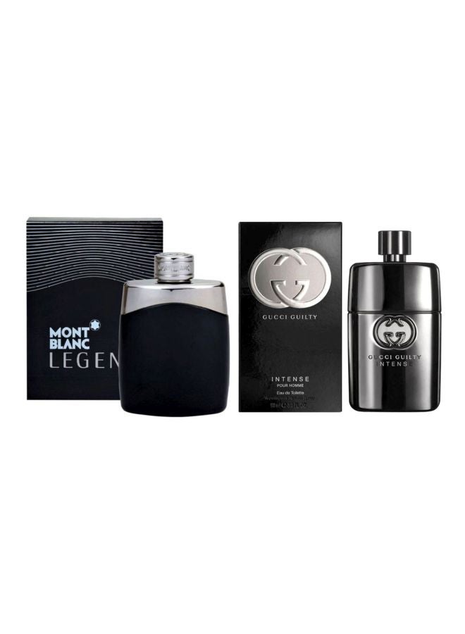 2-Piece Guilty Gift Set Mont Blanc Legend EDT 100 ml, Guilty Intense EDT 90ml