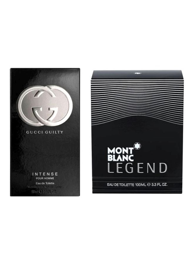 2-Piece Guilty Gift Set Mont Blanc Legend EDT 100 ml, Guilty Intense EDT 90ml