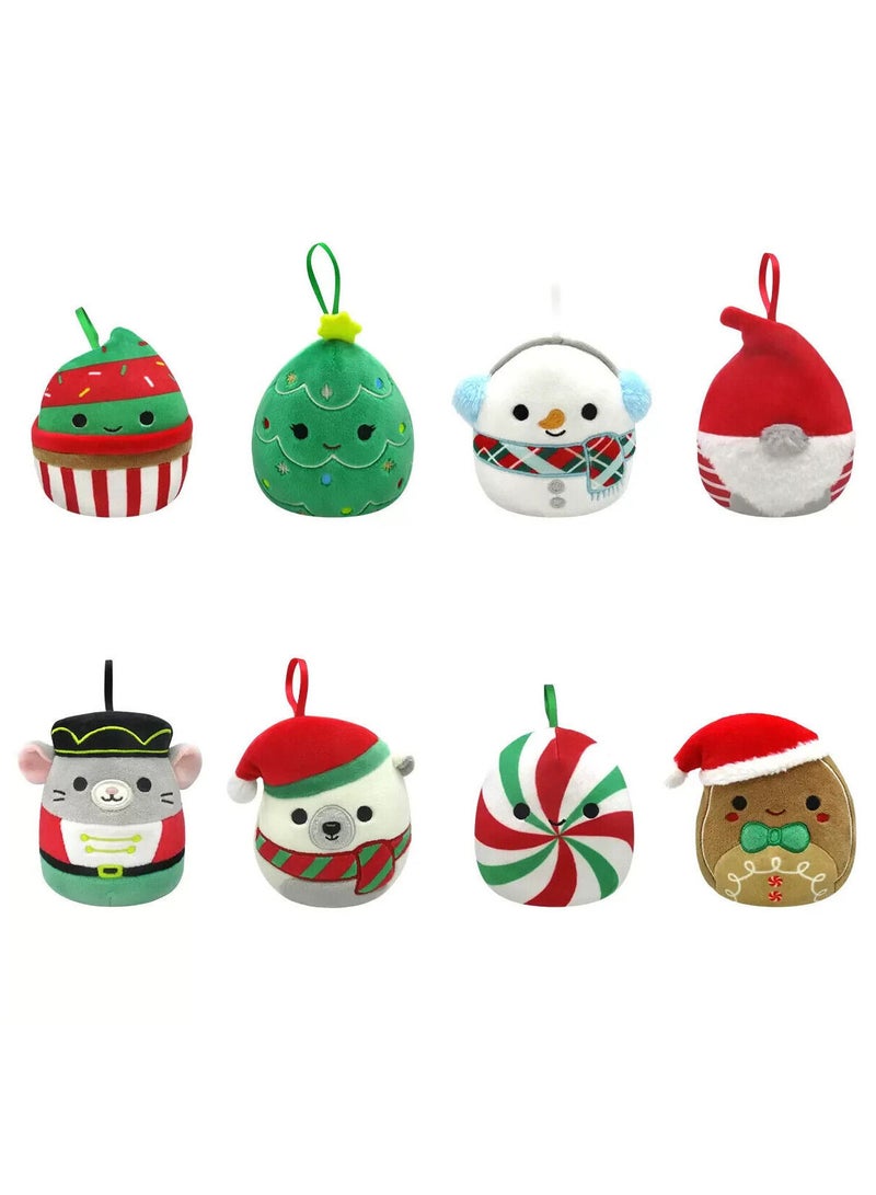 Squishmallows - Box Set Of 8 Plush 4 Inch Holiday Classic Collection
