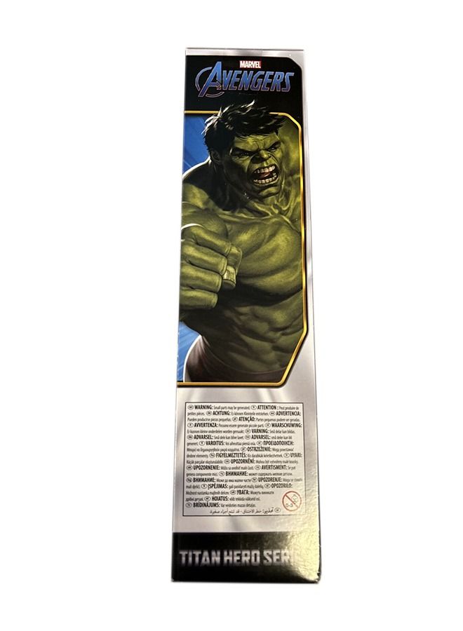 Marvel Avengers Titan Hero Series Deluxe Hulk 12-Inch Action Figure Super Hero Toys For Kids Ages 4+