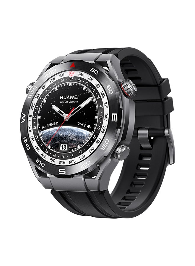 Watch Ultimate, 1.5-inch AMOLED Watch Dial, Zircon-based liquid metal, Nano-tech Ceramic Bezel Black