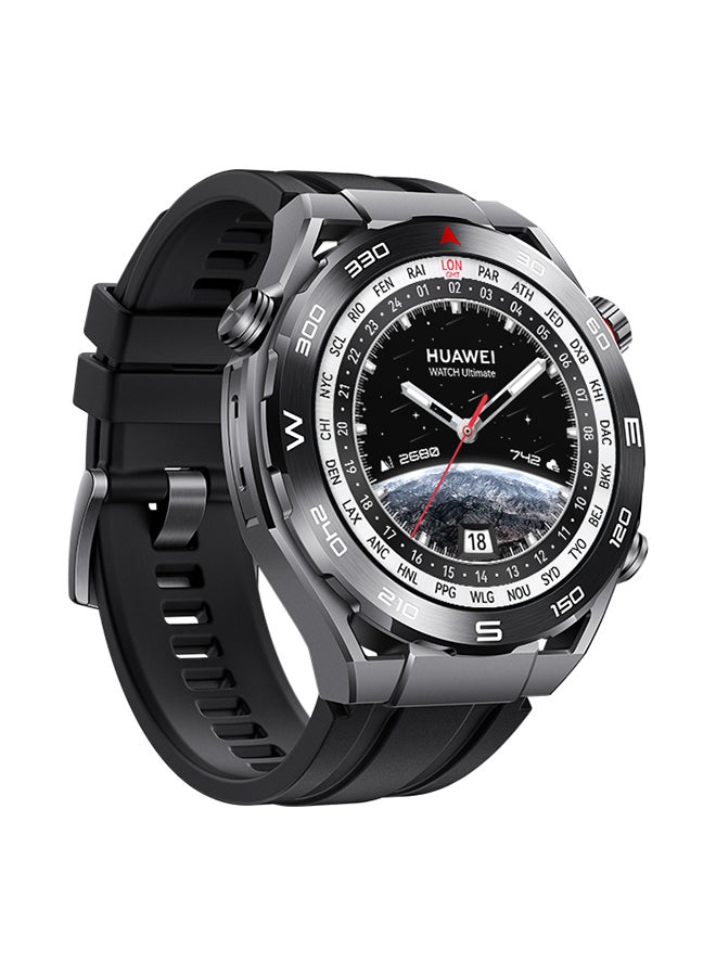 Watch Ultimate, 1.5-inch AMOLED Watch Dial, Zircon-based liquid metal, Nano-tech Ceramic Bezel Black