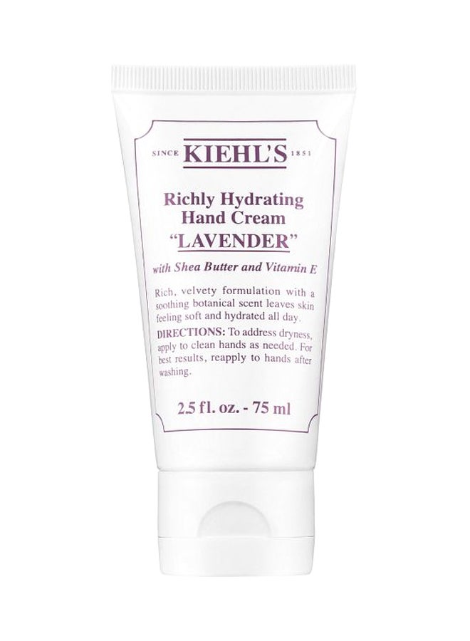 Richly Hydrating Hand Cream - Lavender Clear 75ml