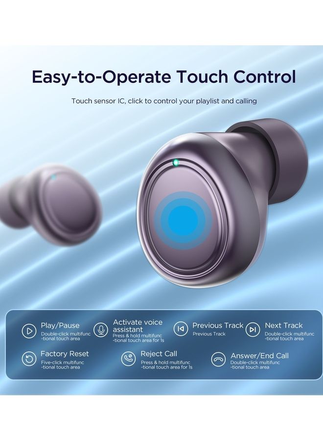 Jdots Series True Wireless Earbuds Purple