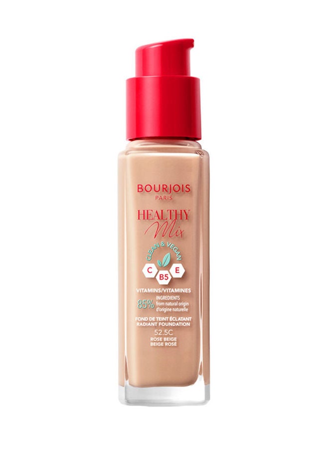 Healthy Mix Clean Foundation - 52.5C - Rose Beige, 30ml