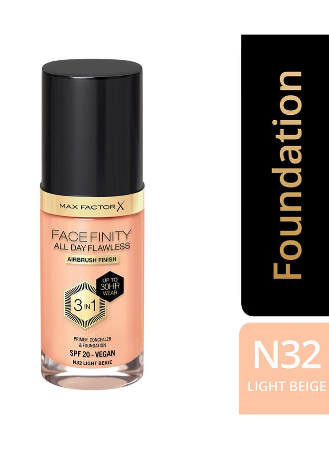 Facefinity All Day Flawless Foundation - N32 Light Beige