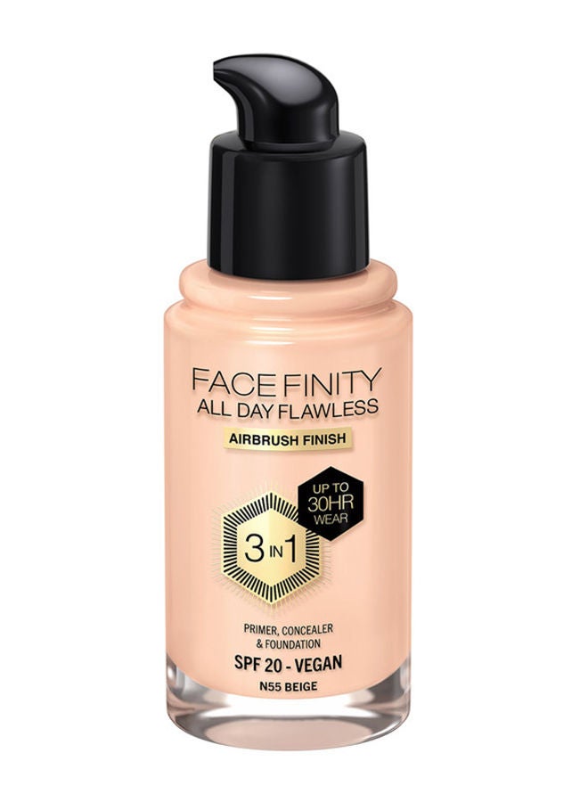 Facefinity All Day Flawless Foundation - N55 Beige