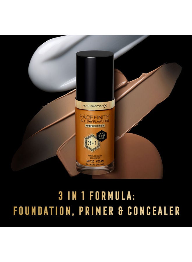 Facefinity All Day Flawless Foundation - W87 Warm Caramel