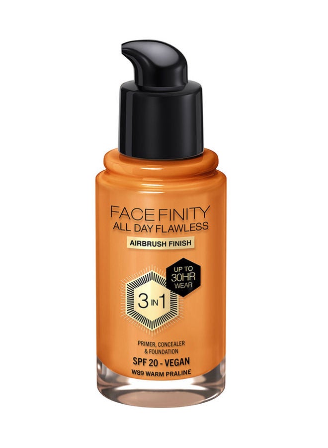 Facefinity All Day Flawless Foundation - W89 Warm Praline