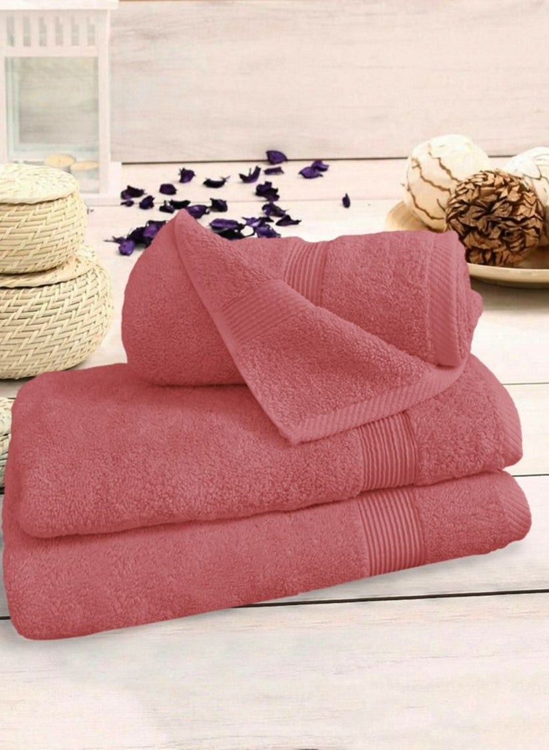 Banotex bath towels set (Luxe) 3 towels, sizes 50X100 cm 300 g + 70X140 cm 600 g+ 90X150 cm 810 g 100% Egyptian cotton product, high-quality and absorbent combed cotton, suitable for all uses