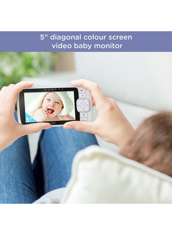 Hubble Nursery 2.8 Inch View Glow Video Baby Monitor