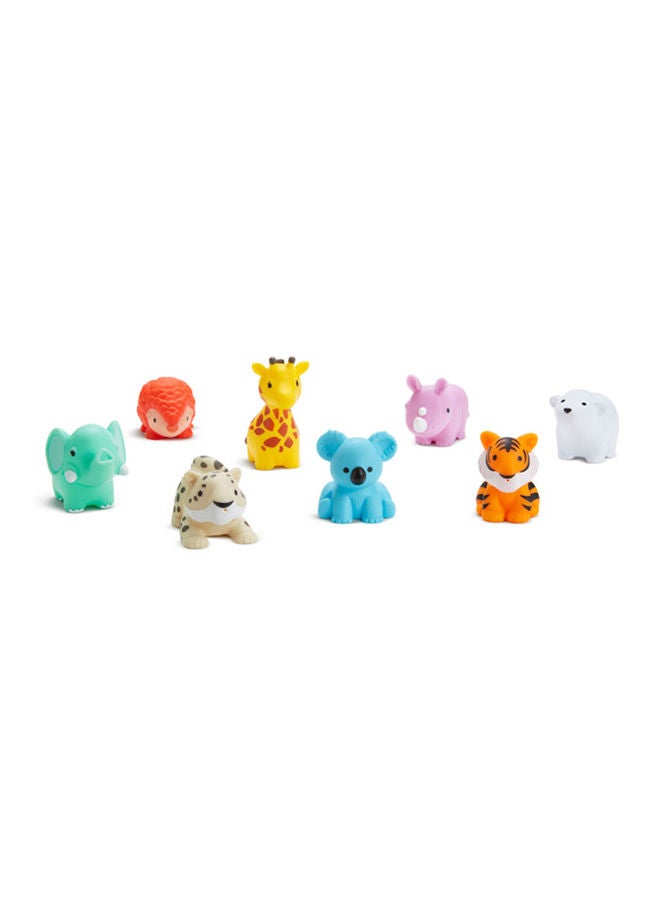 Pack Of 8 Wild Love Squirters Bath Toys