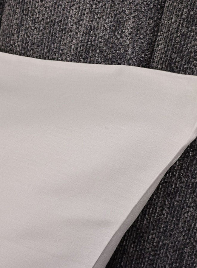 Plain Queen Duvet Cover Set, Grey – 300 TC, 200x200 cm