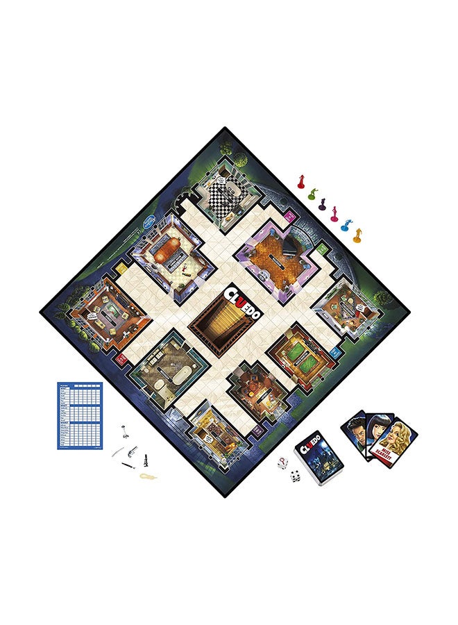 52-Piece Cluedo The Classic Mystery Board Game 6 Players